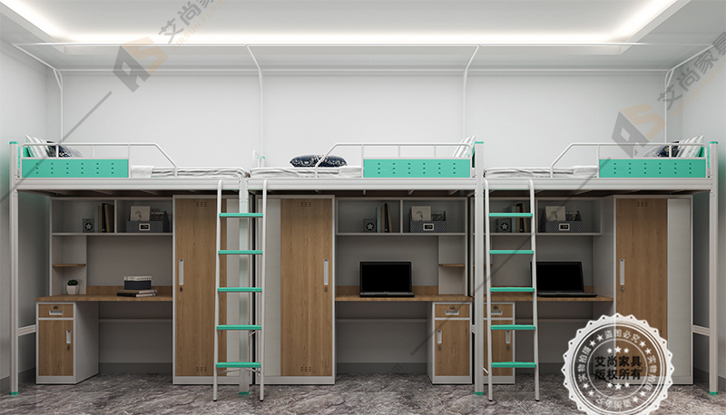 側梯-大學生連體公寓床