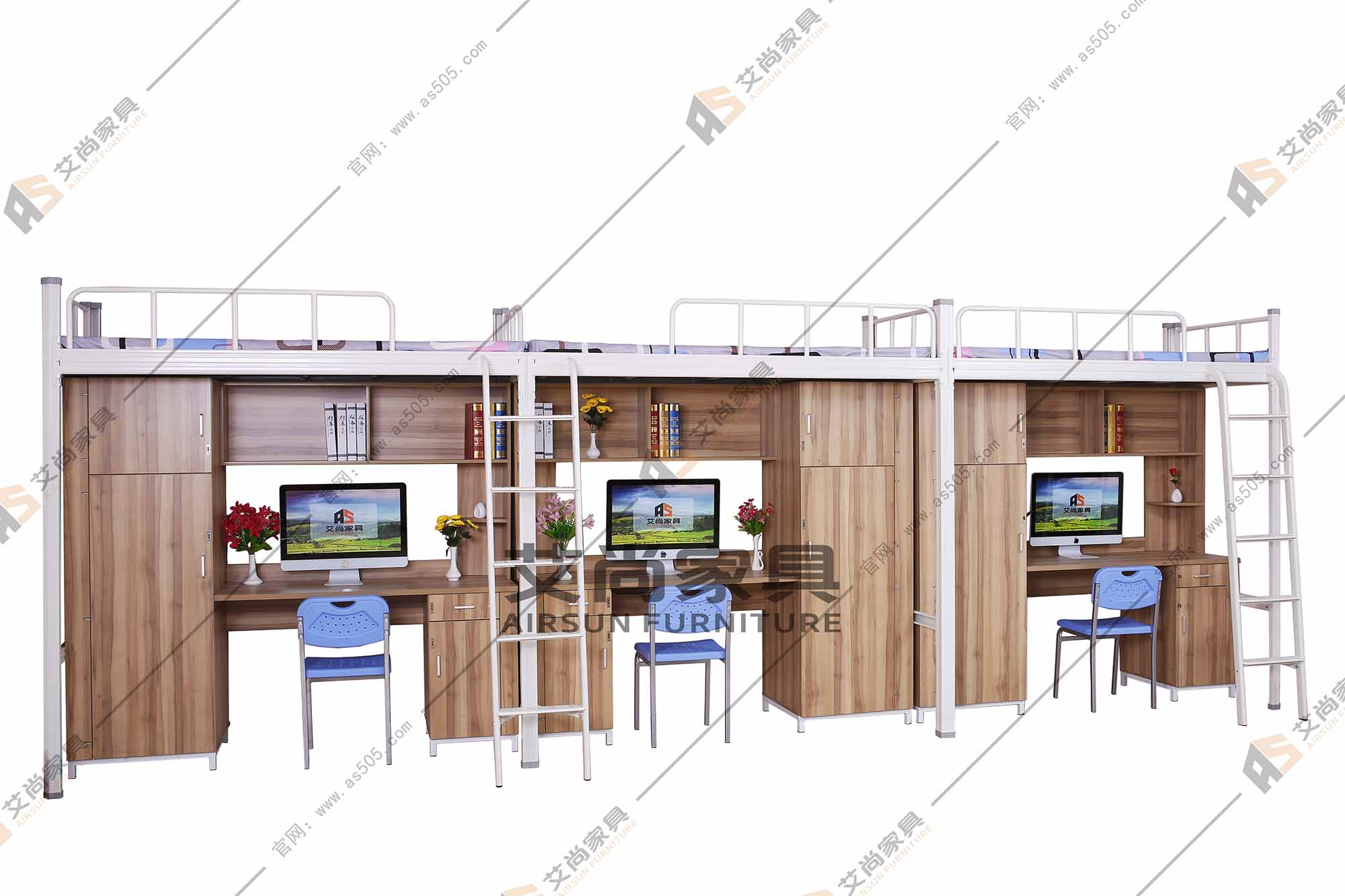 公寓床帶衣柜辦公桌 公寓床帶衣柜辦公桌