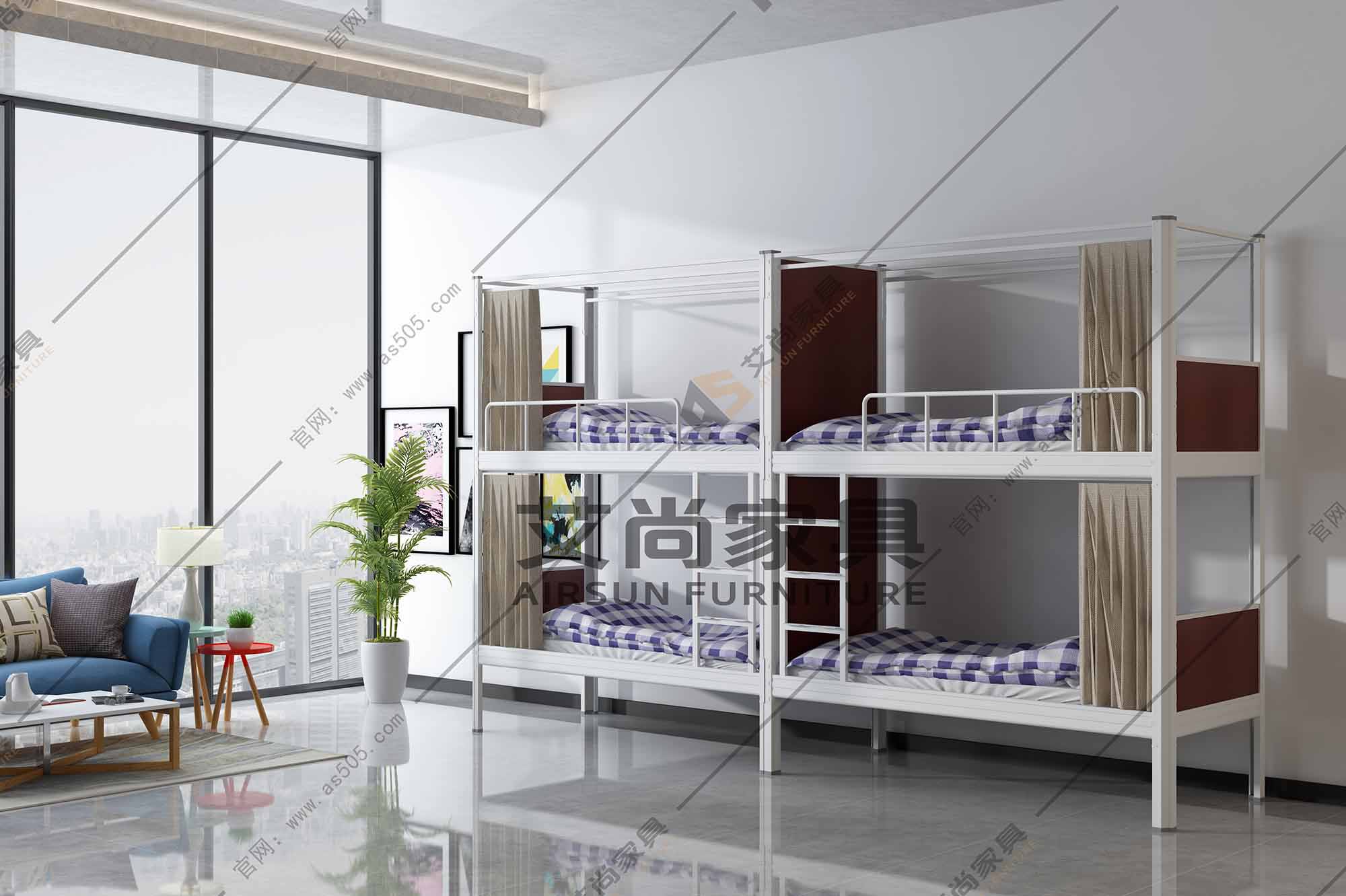 學(xué)生宿舍鐵架床