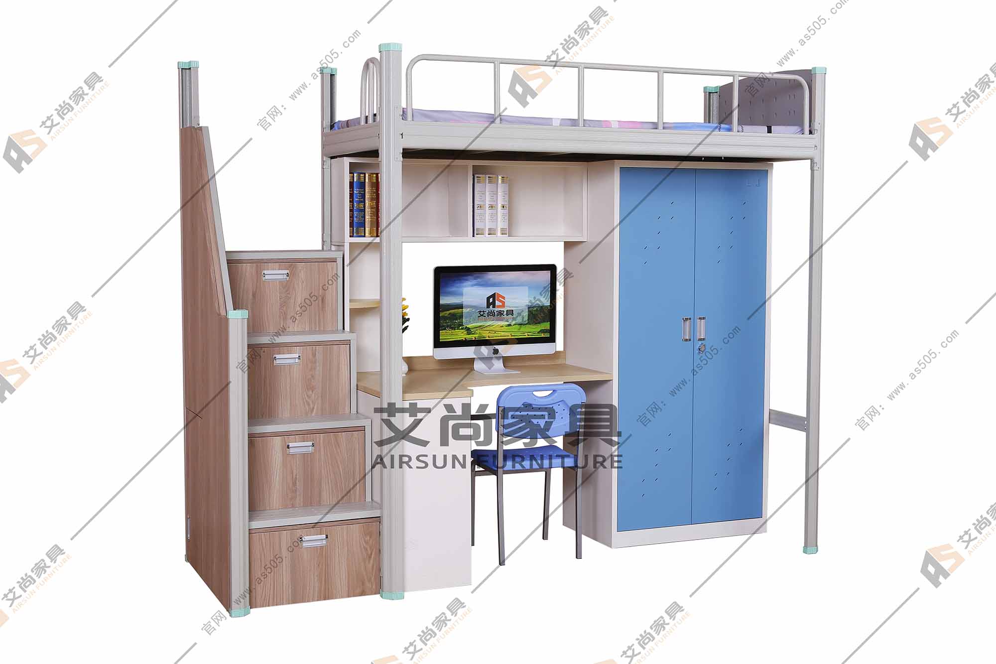 鋼制學生公寓床 鋼制學生公寓床