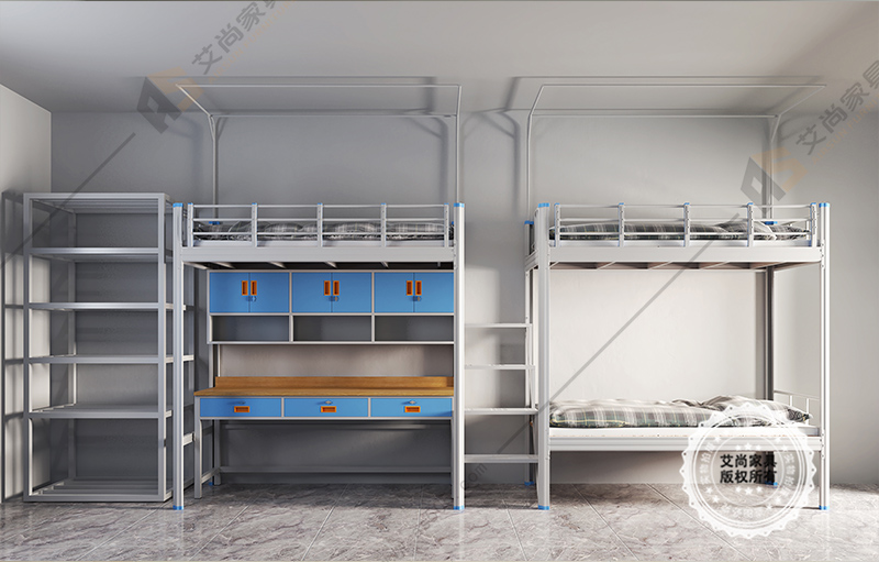 鋼鐵雙層鐵床宿舍家具會(huì)生銹嗎？艾尚家具教你如何防銹