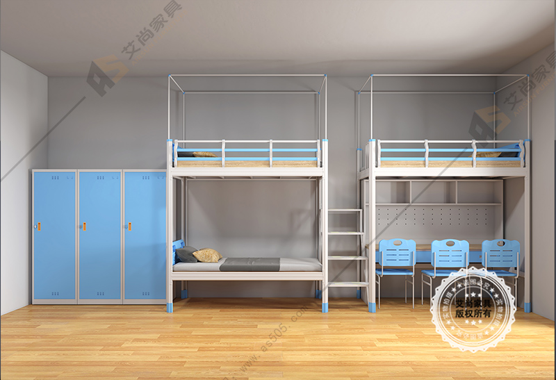 學生雙層鐵架床